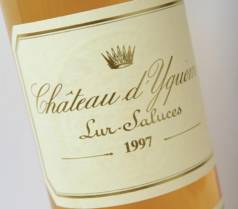 Eine Flasche D'Yquem