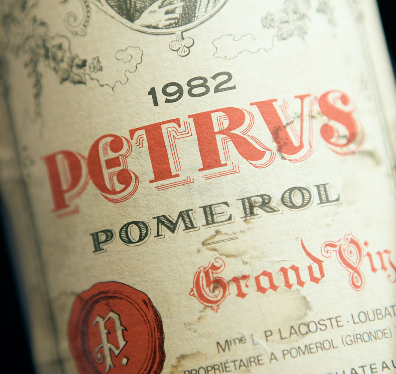 Etikett Château Pétrus