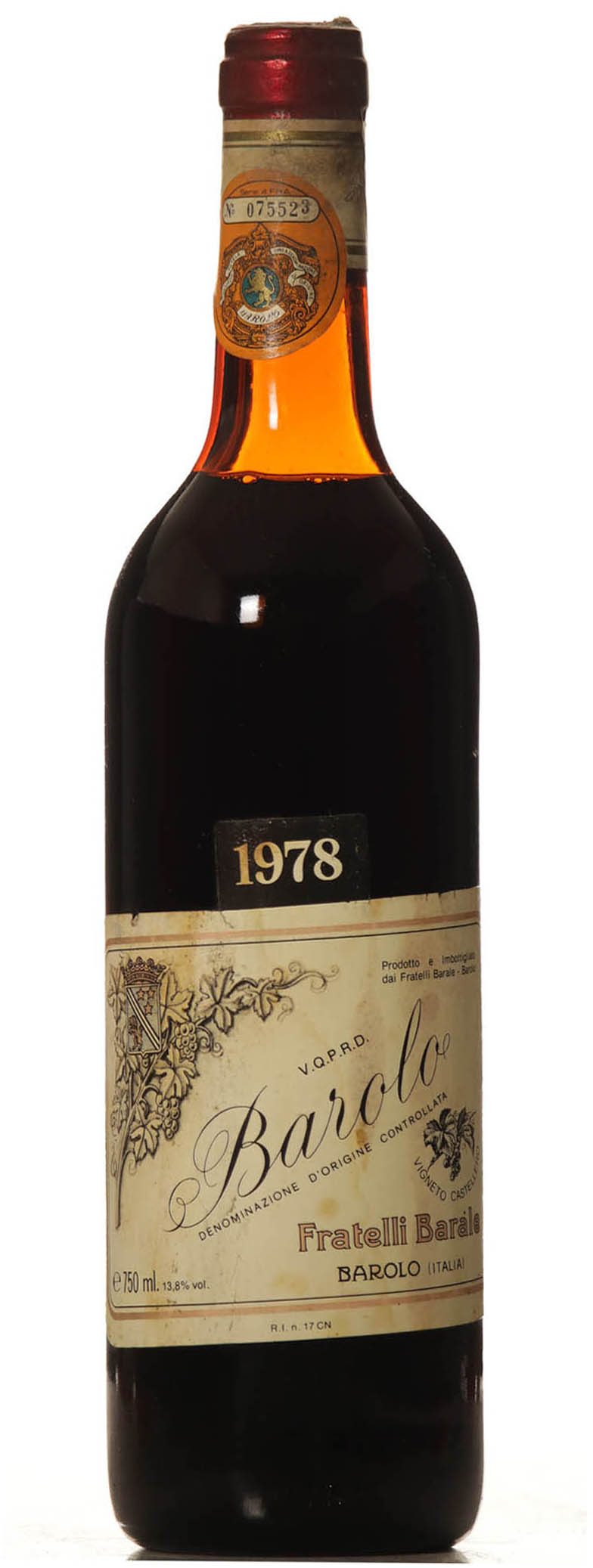 Fratelli Barale Barolo Castellero 1978 - VINEUT