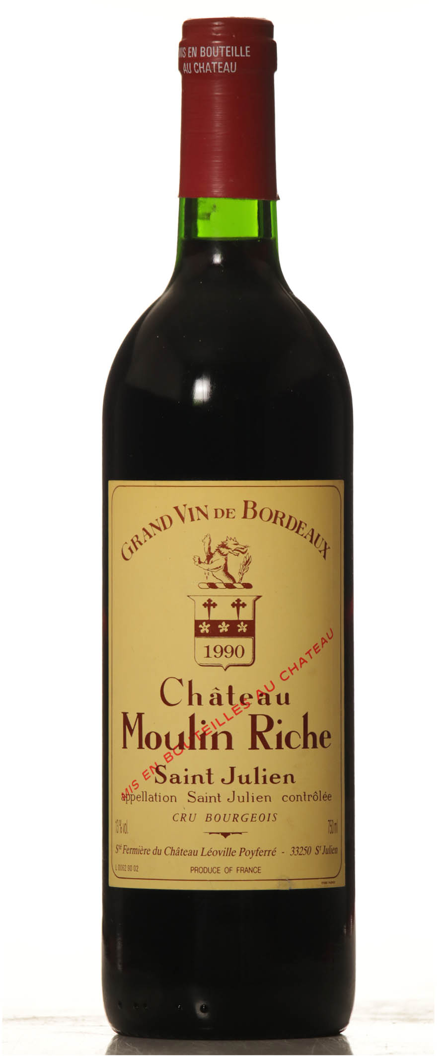 Moulin Riche 1990 (Leoville Poyferre) - VINEUT