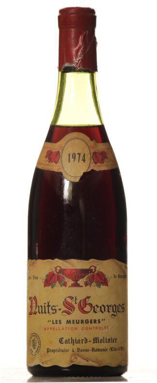 Cathiard Molinier Les Meurgers 1974 Nuits St. Georges - VINEUT