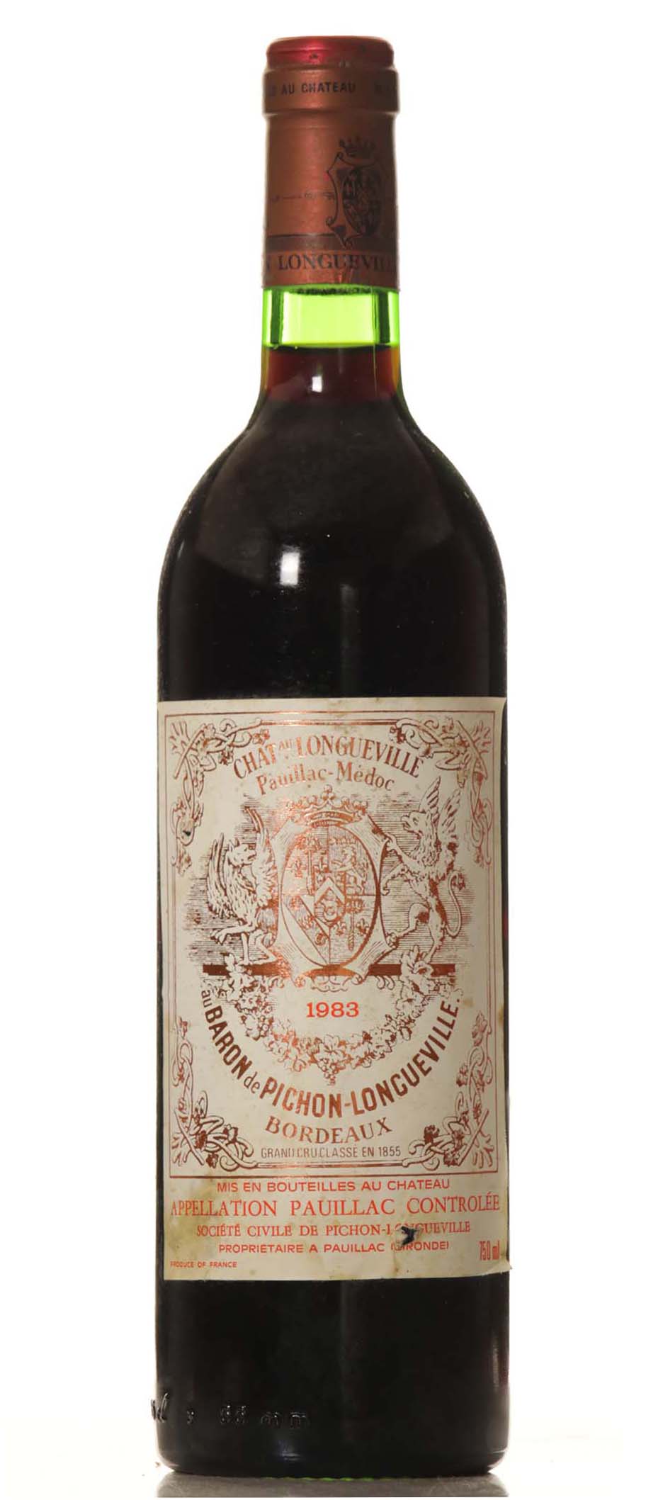 Pichon Longueville au Baron de Pauillac 1983 - VINEUT