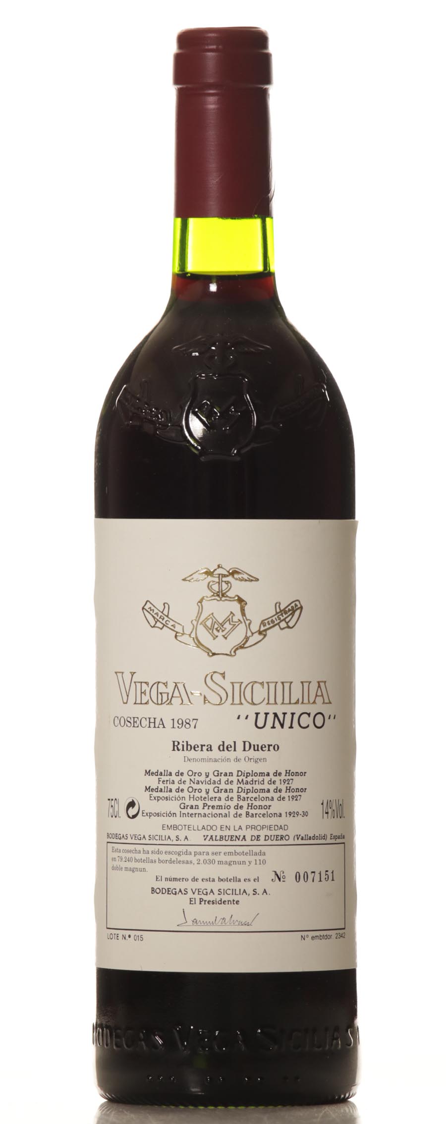 Vega Sicilia Unico 1987 – Bild 2