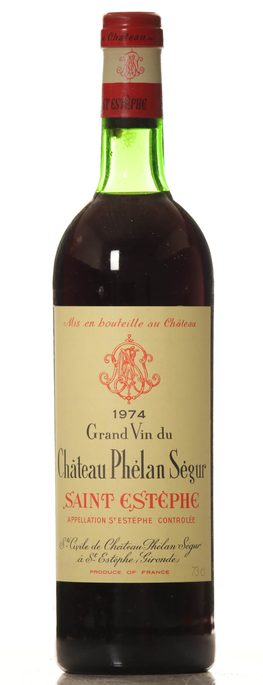 Phelan Segur 1974 Case of 12 btl. – Bild 5