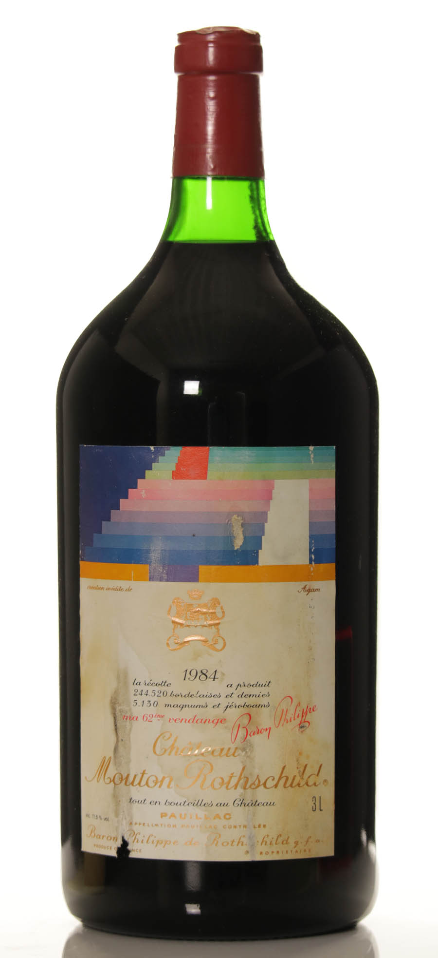 Mouton Rothschild 1984 double magnum