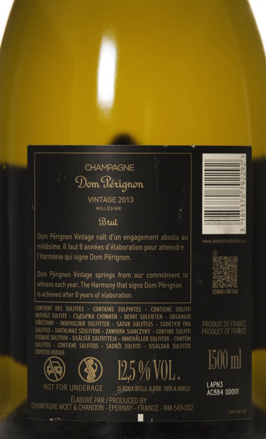 Dom Perignon Luminous Magnum 2013 – Bild 2